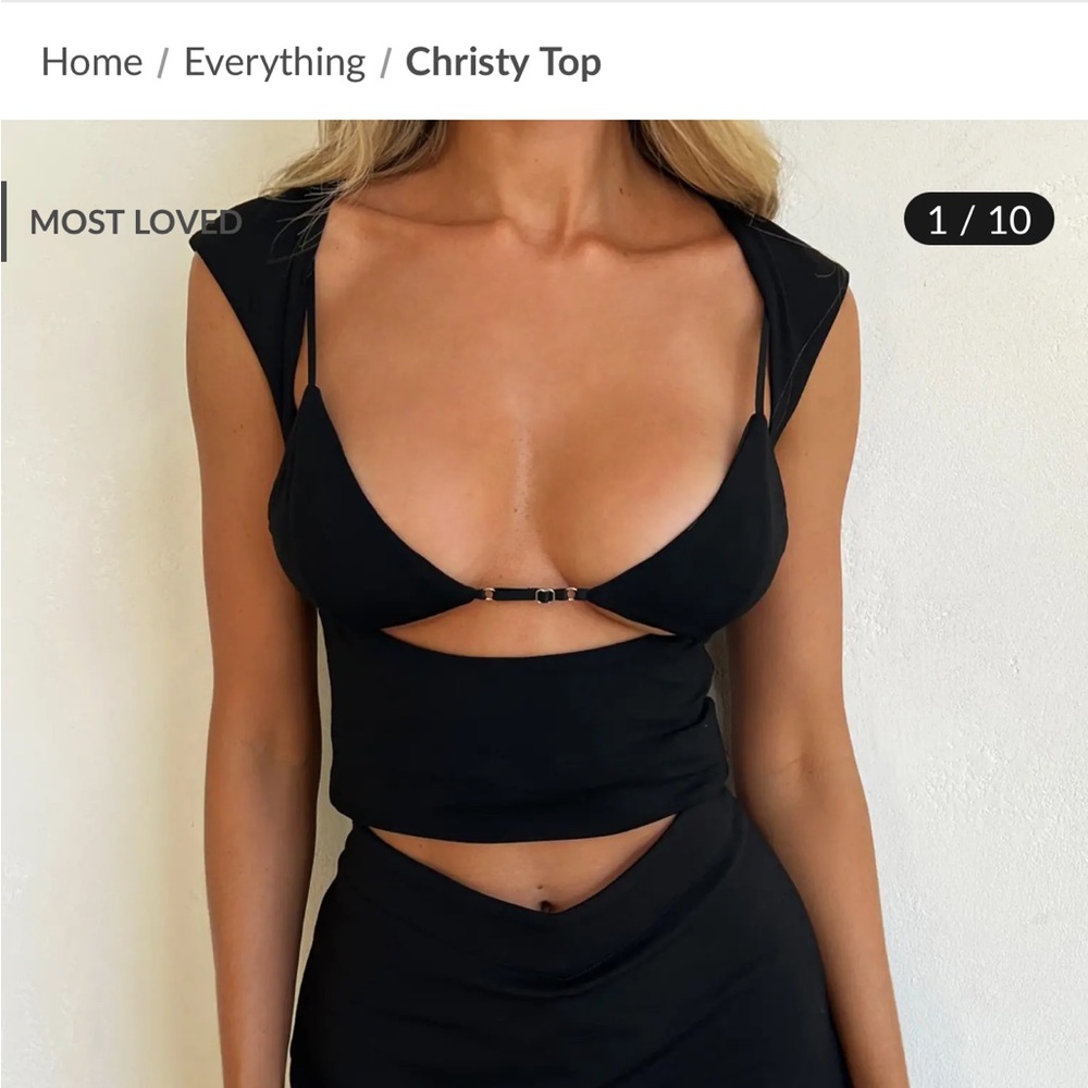 New with tags Tiger Mist Christy Top Size M